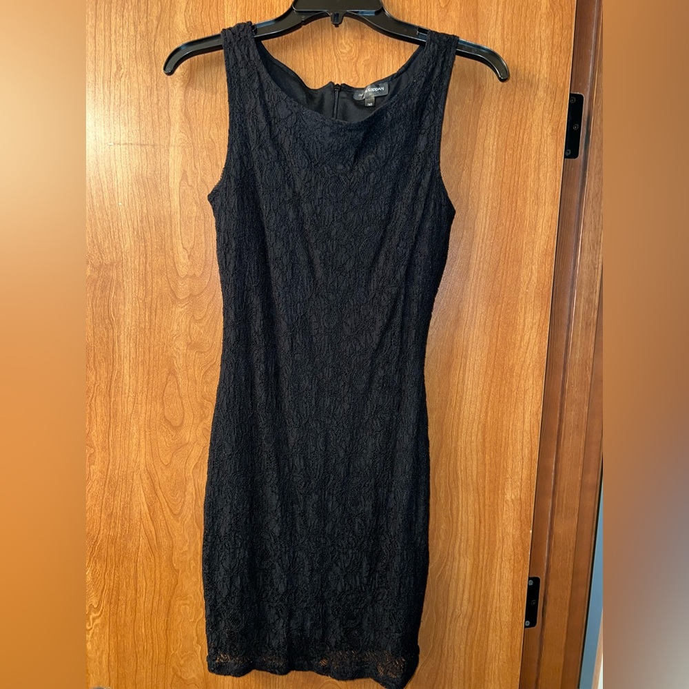 Black short dress